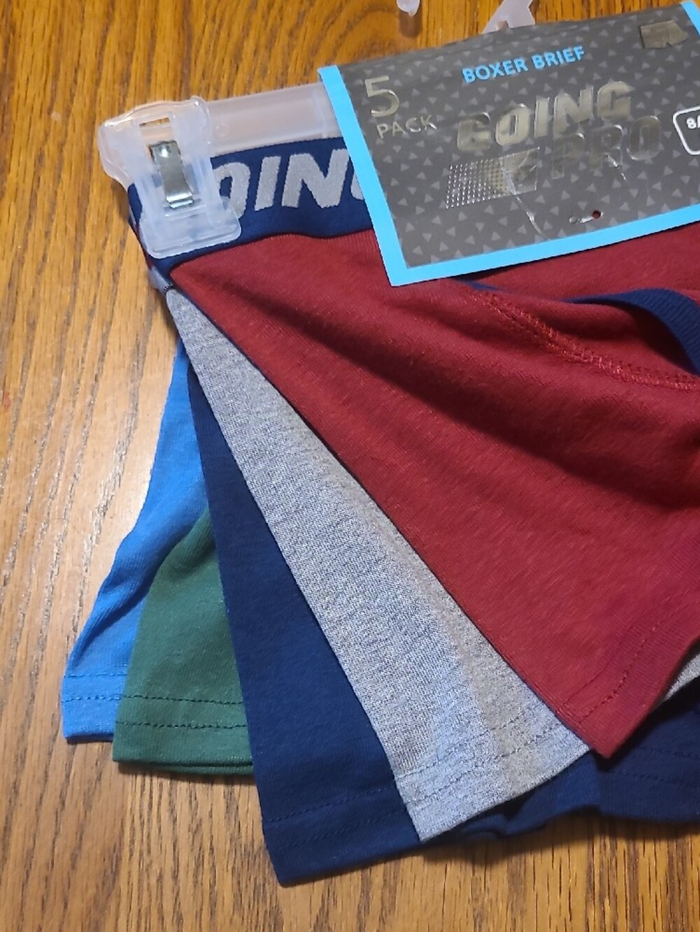 Going Pro NWTBoy's Boxer Briefs - Burgundy (5 Pack) - Picture 5 of 8